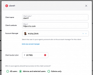 Metric Performance Overview: Ability to change colors of Client blocks