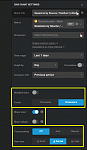 Reports: Advanced configuration options for Line/Bar graphs